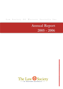 Annual Report 2005 - 2006 Contents