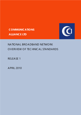 National Broadband Network Overview of Technical Standards