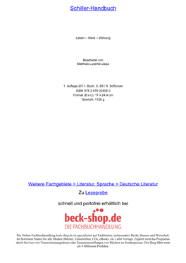 Schiller-Handbuch