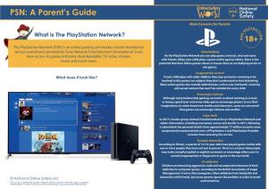 Playstation Network Parent Guide