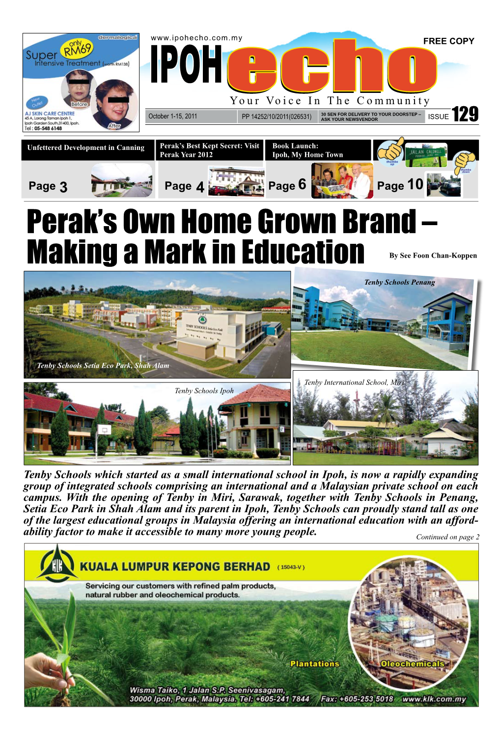 Perak's Own Home Grown Brand – Making a Mark in Education