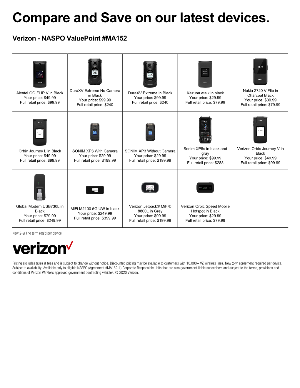 Compare and Save on Our Latest Devices