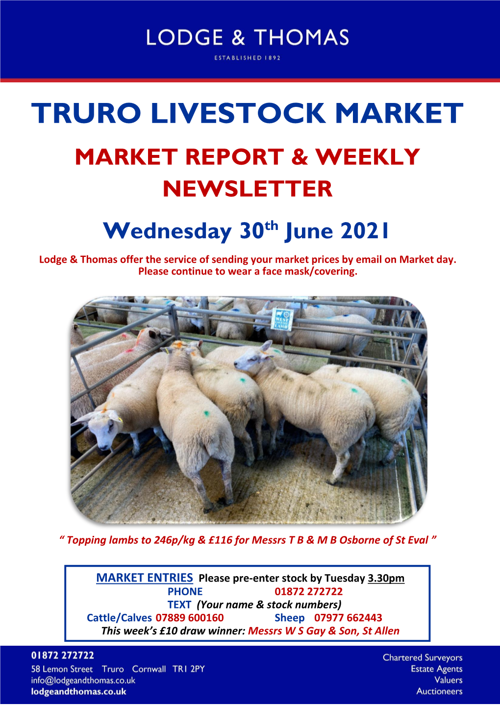 Truro Livestock Market