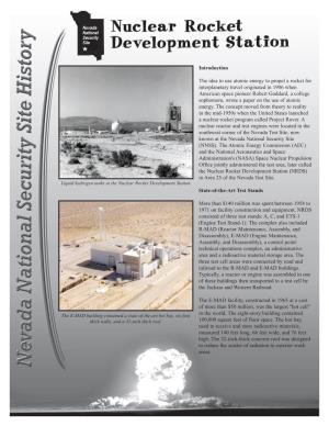 Nuclear Rocket Development Station (NRDS) in Area 25 of the Nevada Test Site