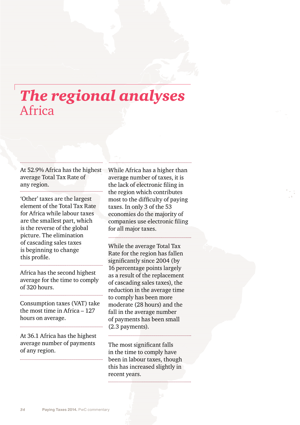 The Regional Analyses Africa