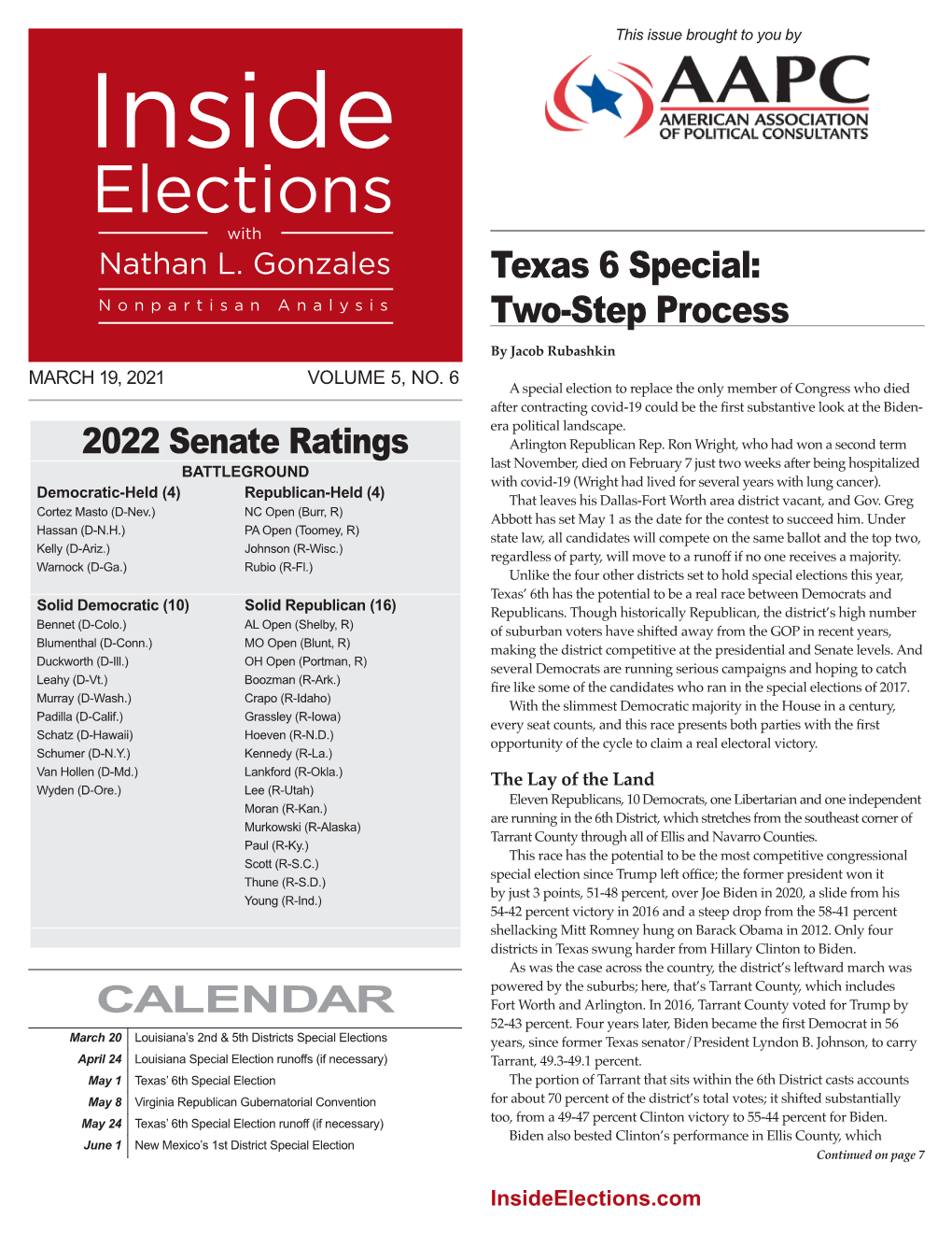 CALENDAR Texas 6 Special: Two-Step Process