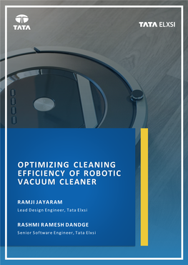 Whitepaper Optimizing Cleaning Efficiency of Robotic Vacuum Cleaner