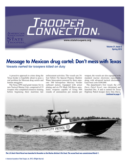 Message to Mexican Drug Cartel: Don't Mess with Texas
