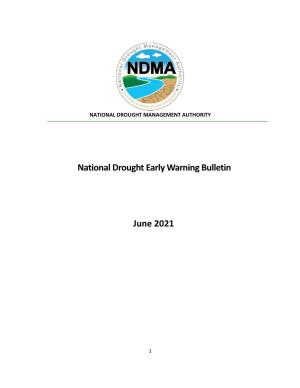 National Drought Early Warning Bulletin June 2021