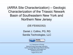 Geologic Characterization of the Triassic Newark Basin of Southeastern New York and Northern New Jersey