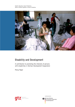 Disability and Development