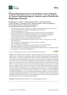 Chromoblastomycosis in an Endemic Area of Brazil: a Clinical-Epidemiological Analysis and a Worldwide Haplotype Network