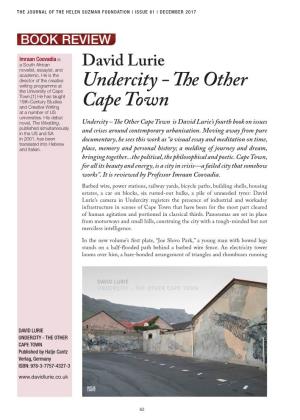 Undercity-The Other Cape Town
