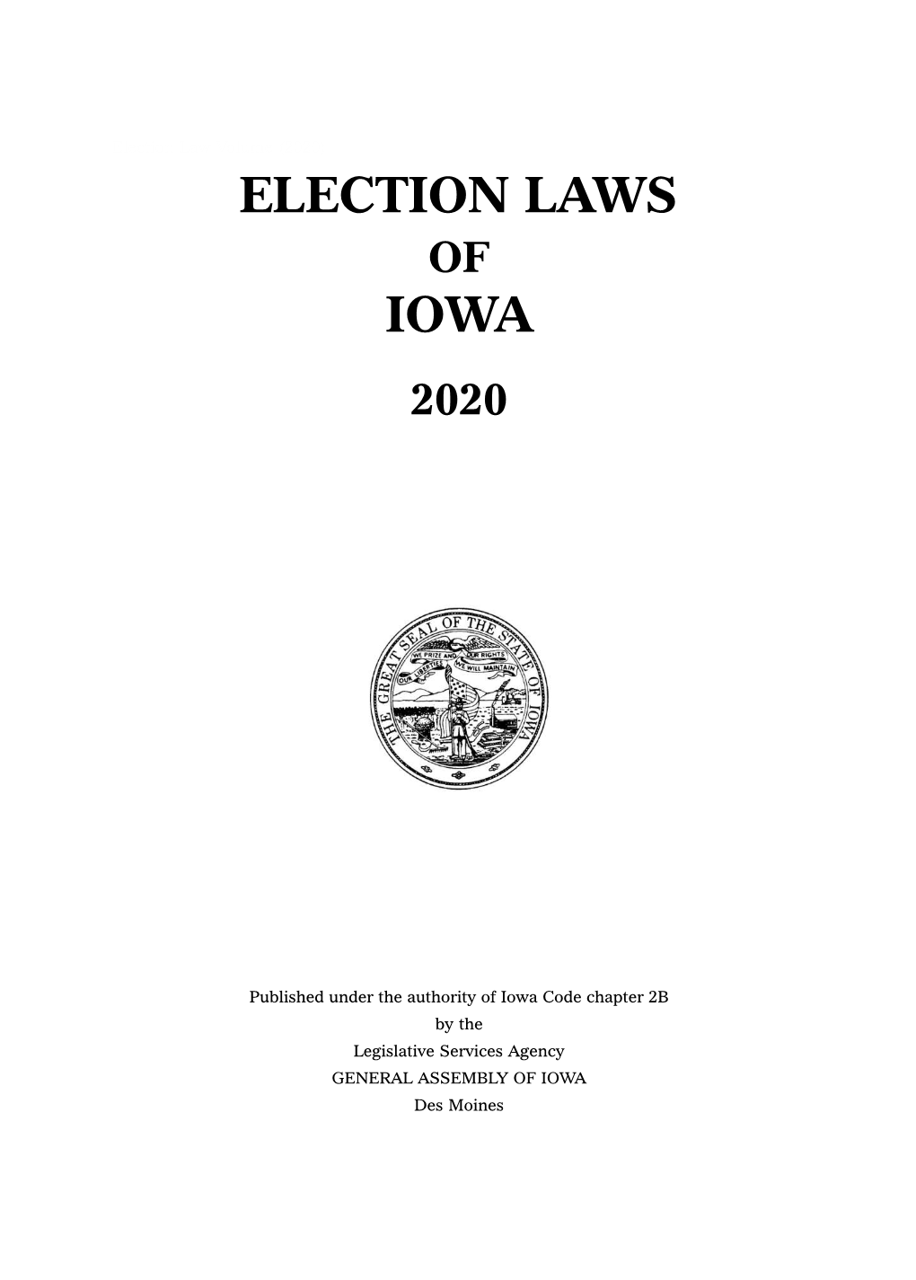 Election Laws (2020)