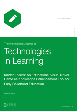 Technologies in Learning