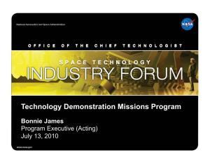 Technology Demonstration Missions Program