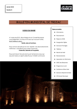 Bulletin Municipal De Trizac
