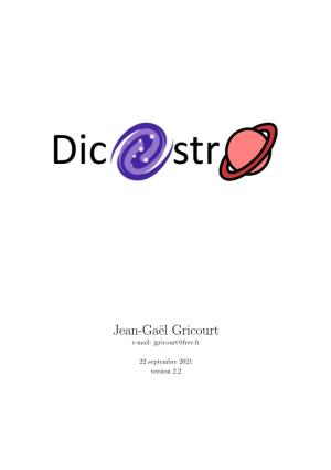 Jean-Gaël Gricourt E-Mail: Jgricourt@Free.Fr
