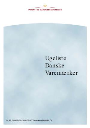 Varemærke Ugeliste, DK 36, 2008