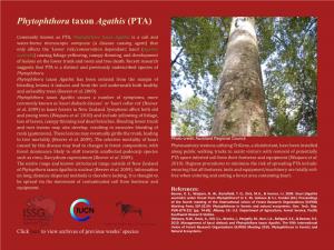 Phytophthora Taxon Agathis (PTA)