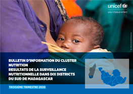 Bulletin D'information Du Cluster Nutrition Resultats De La Surveillance