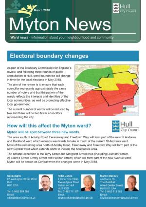 Myton News March 18 Layout 1 17/01/2018 10:02 Page 1
