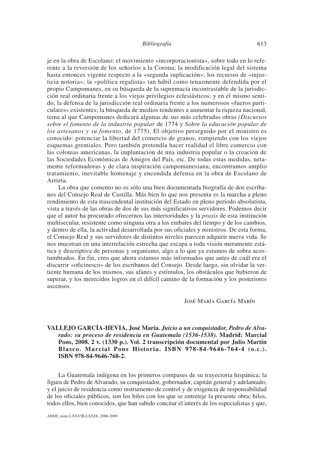 613 Je En La Obra De Escolano: El Movimiento «Incorporacionista», Sobre Todo En Lo Refe- Rente a La Reversión De Los Señorí