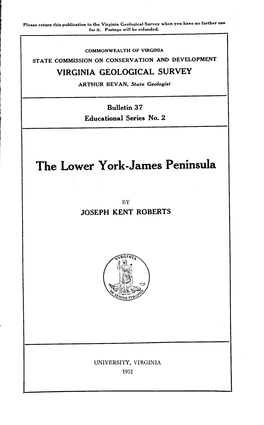 The Lower York-James Peninsula