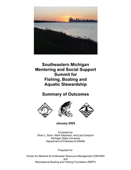 Southeastern Michigan Mentoring and Social Support Summit for Fishing, Boating and Aquatic Stewardship