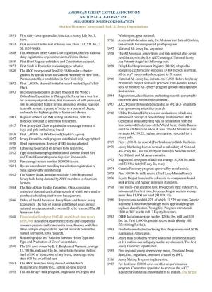 Outline History of AJCA-NAJ