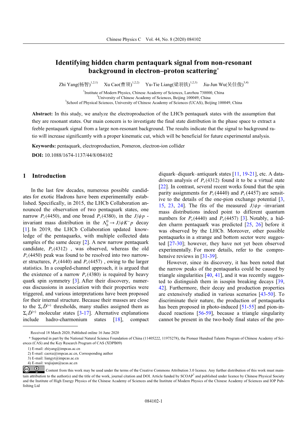 Identifying Hidden Charm Pentaquark Signal from Non-Resonant Background in Electron–Proton Scattering*