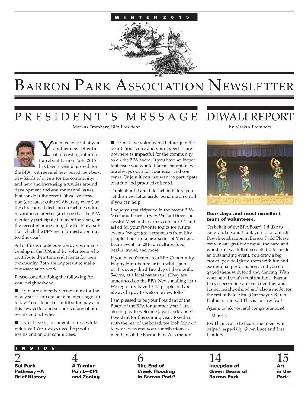 Barron Park Association Newsletter