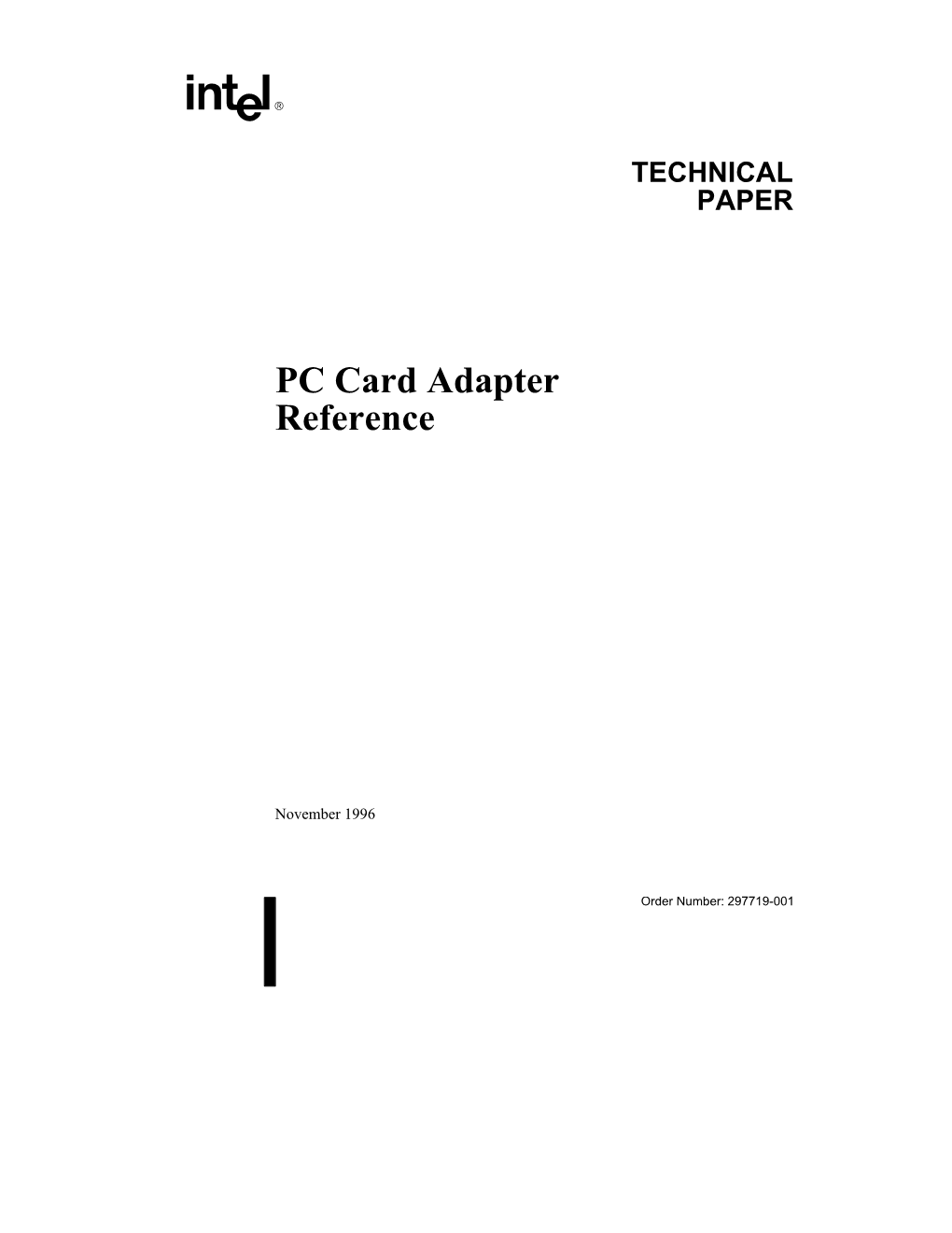 PC Card Adapter Reference