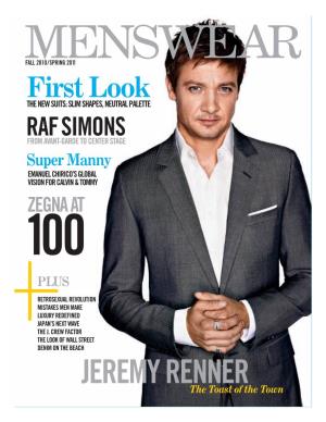 Jeremy Renner Wears Dior Homme’S Wool Suit and Armani’S Cotton Shirt, Thom Browne’S Pocket Square