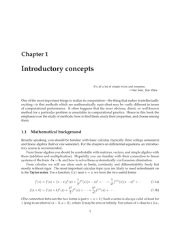 Introductory Concepts