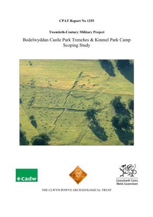 Bodelwyddan Castle Park Trenches & Kinmel Park Camp Scoping Study