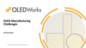OLED Manufacturing Challenges