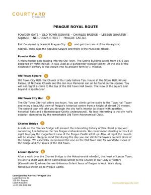 Prague Royal Route