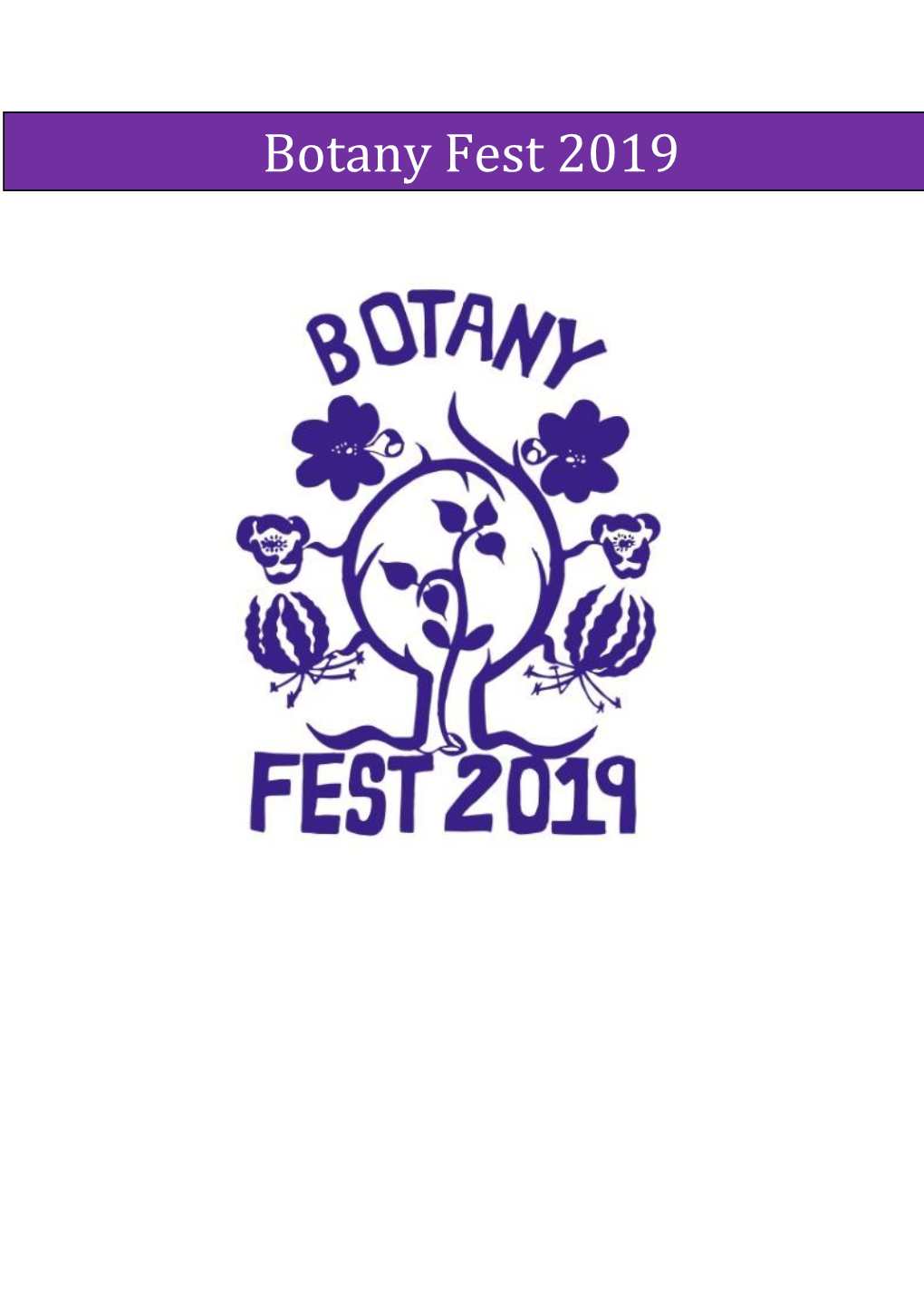 Botany Fest 2019