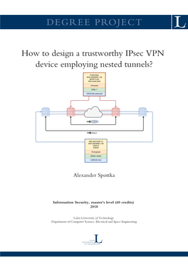 How to Design a Trustworthy Ipsec VPN Device Employing Nested Tunnels?