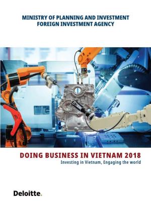 Doing Business in Vietnam 2018 Download the Report