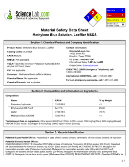 2 1 0 Material Safety Data Sheet