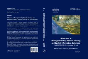 2008 ISPRS Congress Book and Spatial Information Sciences: Htgamty Remote Photogrammetry