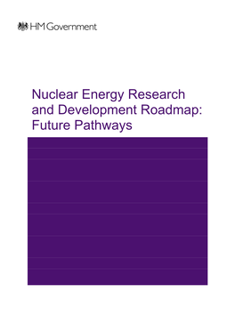 Nuclear Energy Research and Development Roadmap: Future Pathways