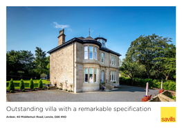 Outstanding Villa with a Remarkable Specification