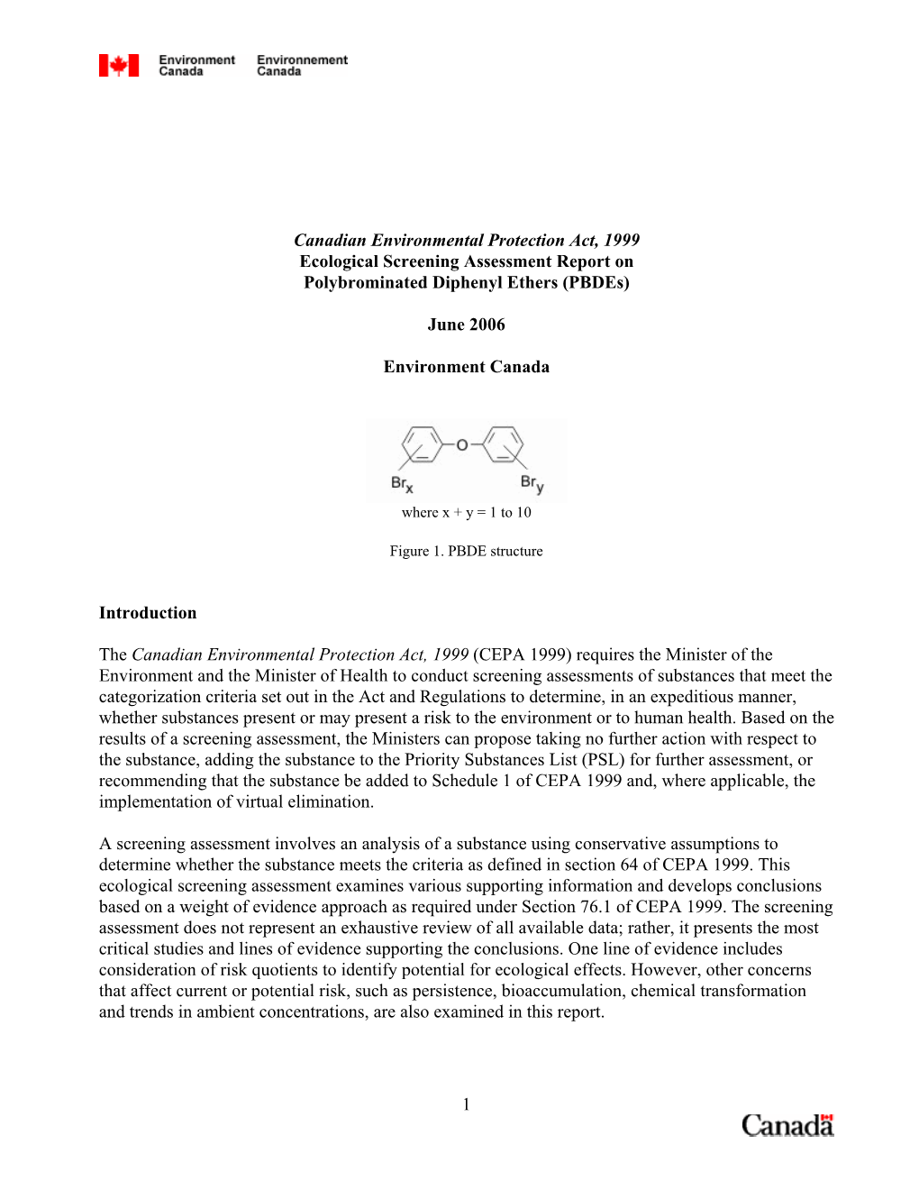 Polybrominated Diphenyl Ethers (Pbdes)