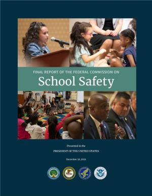 Final Report of the Federal Commission on School Safety (PDF)