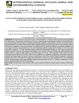 IJPAJX-USA, Copyrights@2015 ISSN-2231-4490 Received: 11Th Oct-2014 Revised: 9Th Nov-2014 Accepted: 10Th Nov-2014 Research Article