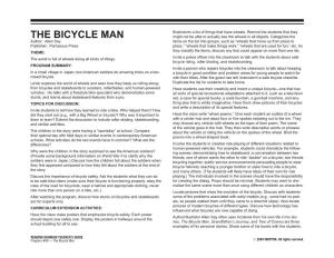THE BICYCLE MAN Might Not Be Able to Actually See the Wheels in All Objects