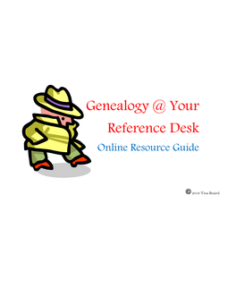 Genealogy @ Your Reference Desk